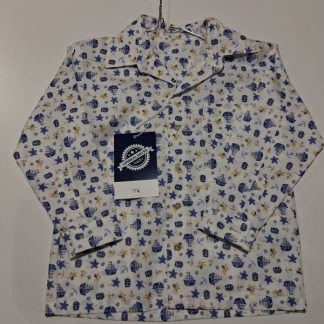 Lasten kauluspaita meri